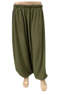 Pantalon wool peach - Vert olive - Taille 1 - 200_01