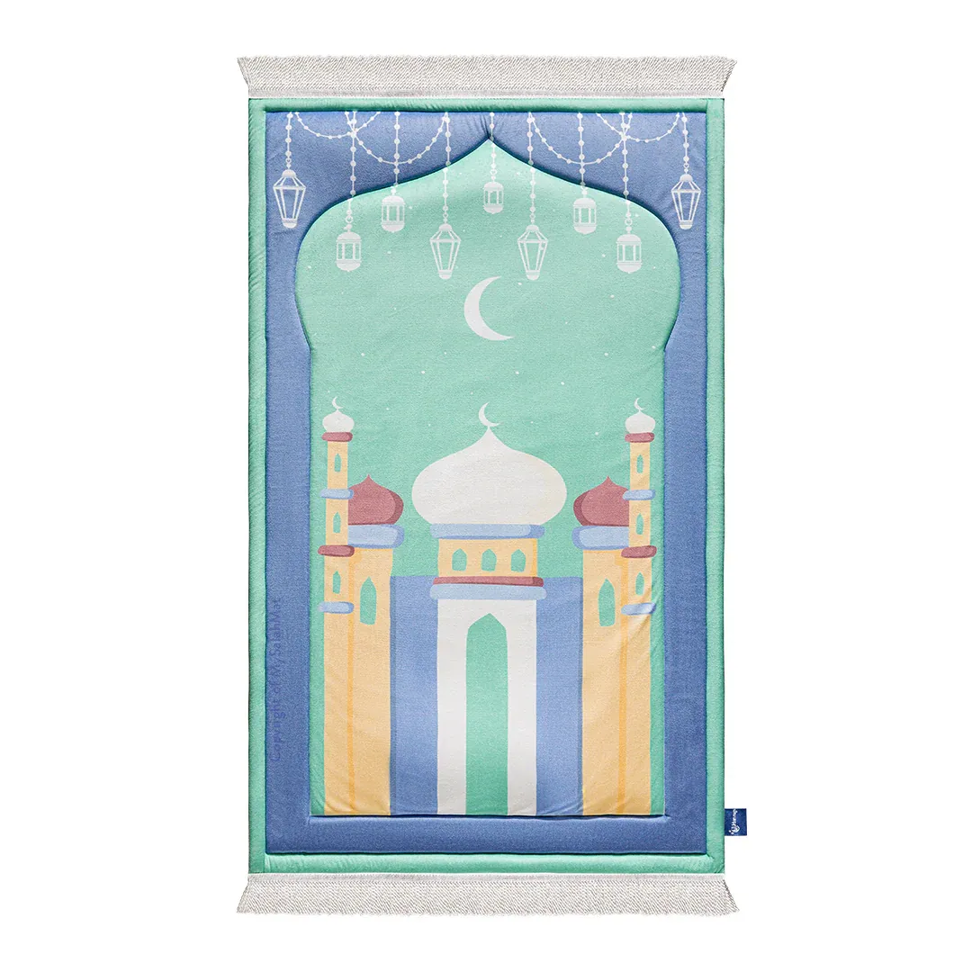 Tapis_de_prière_rembourré_-_Urban_Rugs_-_Enfant_-_Bleuâtre_avec_motif_mosquée_de_Mumbai_-_J-M-4.2_01