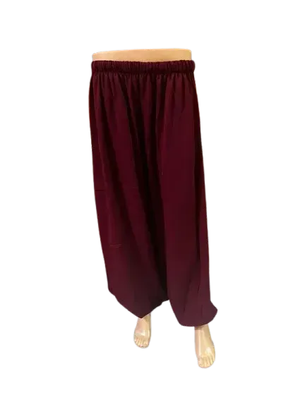 Pantalon wool peach - Bordeaux - Taille 3 - 200_01