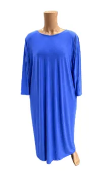 Abaya de prière avec voile intégré - 1 Pièce - Bleu roi - Taille unique - 800_01