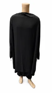 Jilbab Manche Lycra - 1 Pièces - Noir - Taille 2 - 700_01