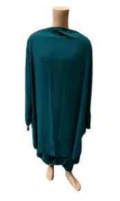 Jilbab Manche Lycra - 1 Pièces - Vert canard - Taille 2 - 700_01